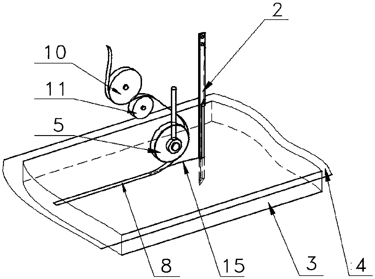 Air supplement device of cutting bed