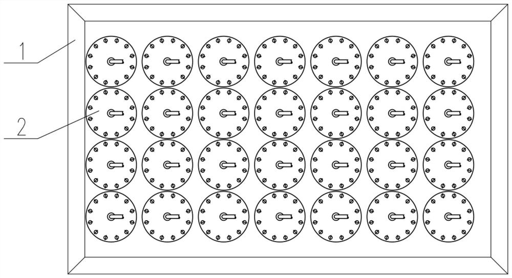 Container grid and method for pressure swing adsorption