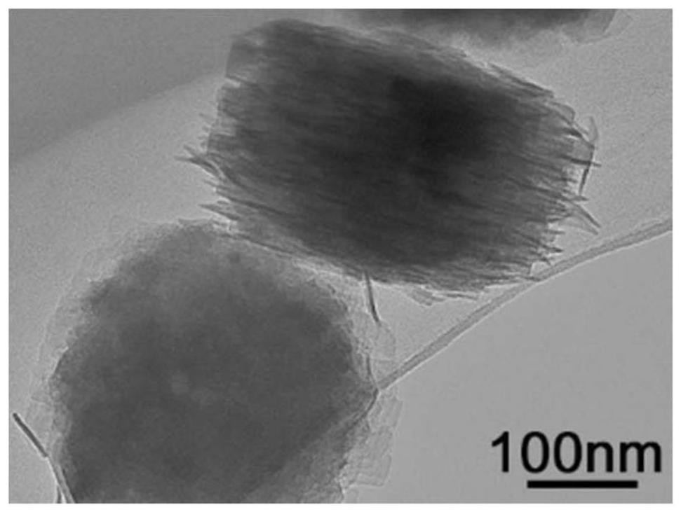ZSM-5 hybrid nanosheet molecular sieve with medium silica-alumina ratio and preparation method thereof