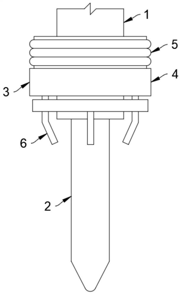 Sinker bar dust removal device of crushing engineering truck and using method thereof