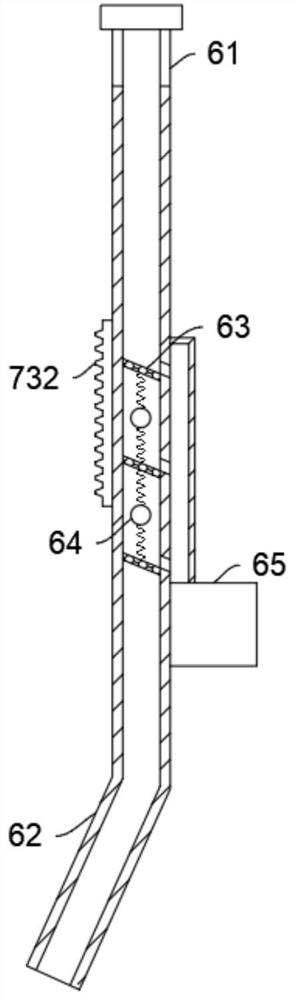 Sinker bar dust removal device of crushing engineering truck and using method thereof