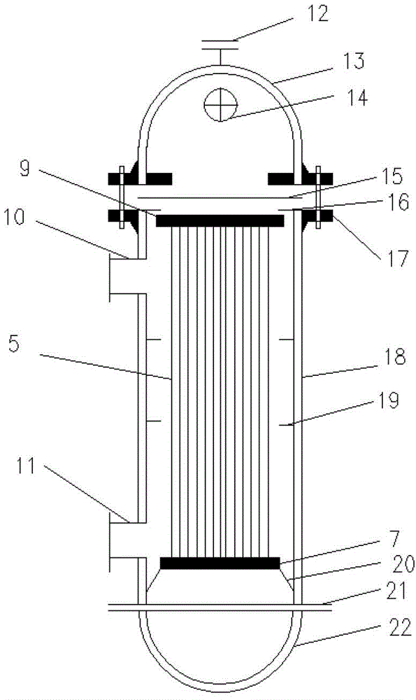 Industrial scale seawater desalination process and device