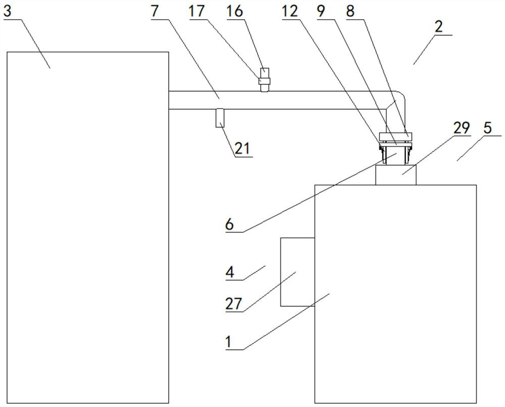 Leachate back-spraying system of waste incineration boiler and method for reducing NOx content