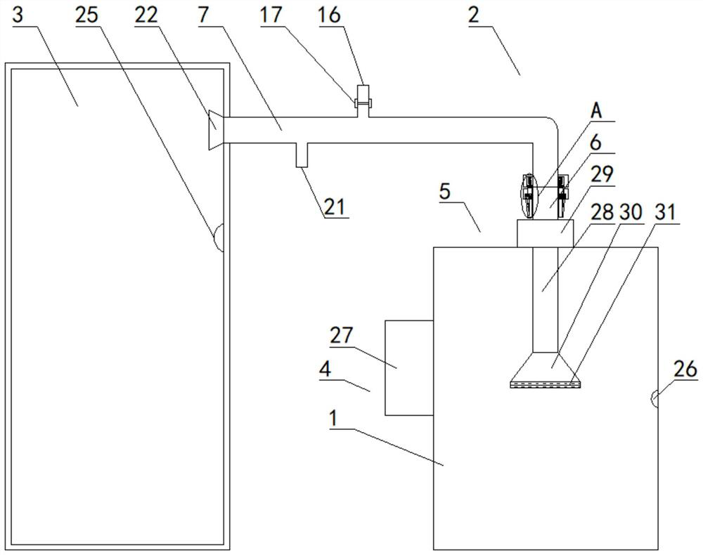 Leachate back-spraying system of waste incineration boiler and method for reducing NOx content