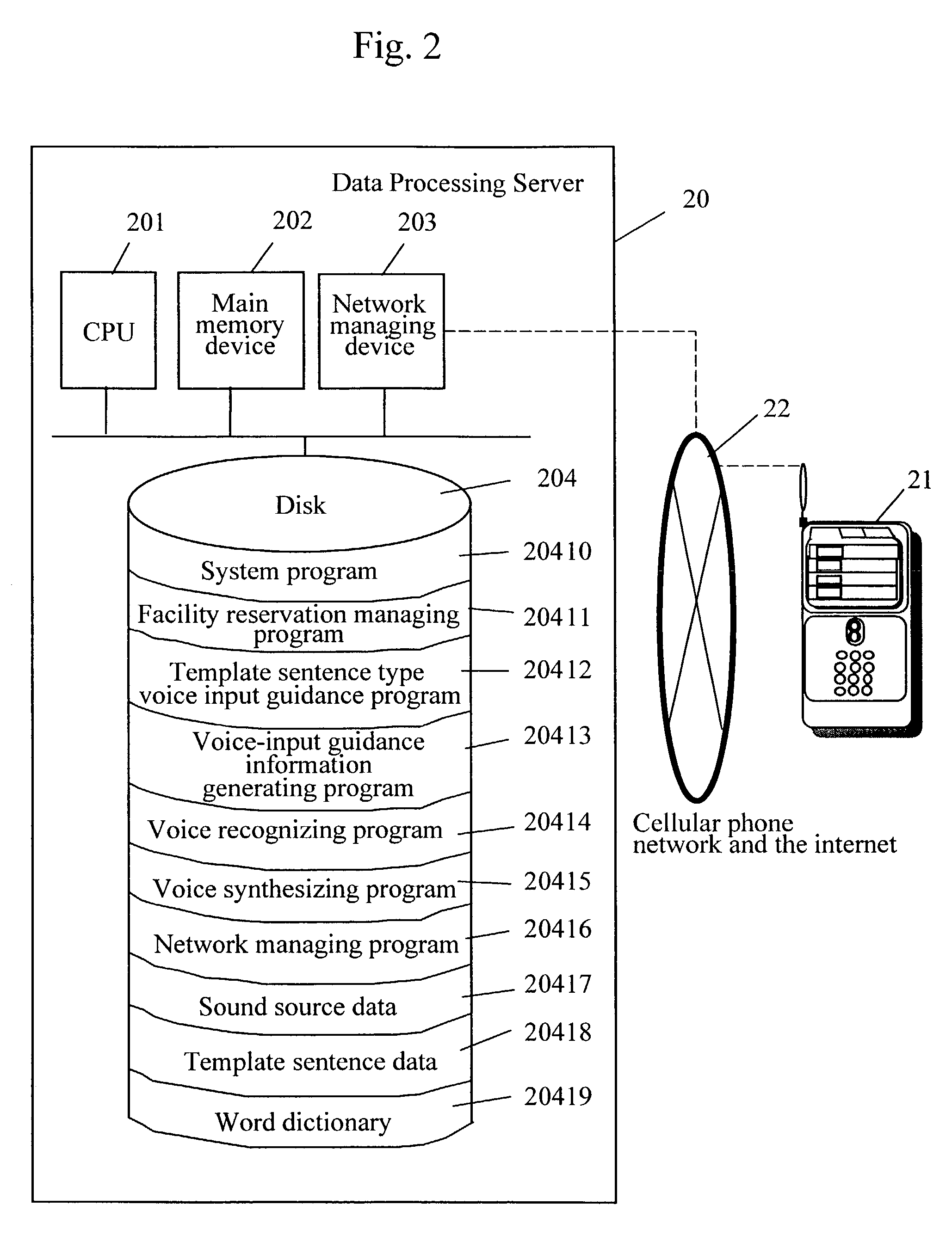 Method and system for acquiring information with voice input