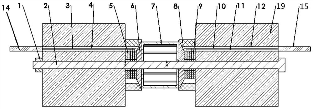 A periodic structural slotted circular tube longitudinal-diameter vibration conversion underwater acoustic transducer and energy conversion method