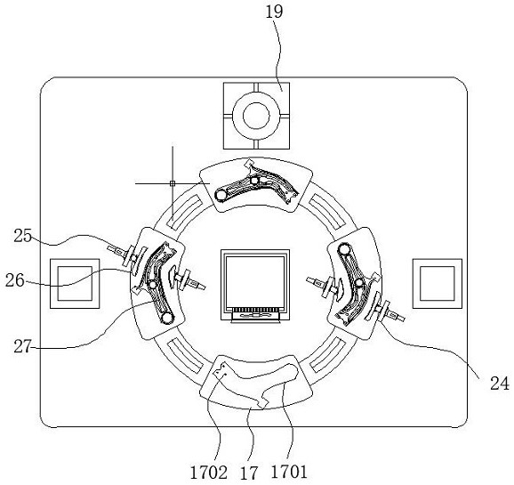 Inner groove grinding device capable of detecting hole diameter of automobile swing arm