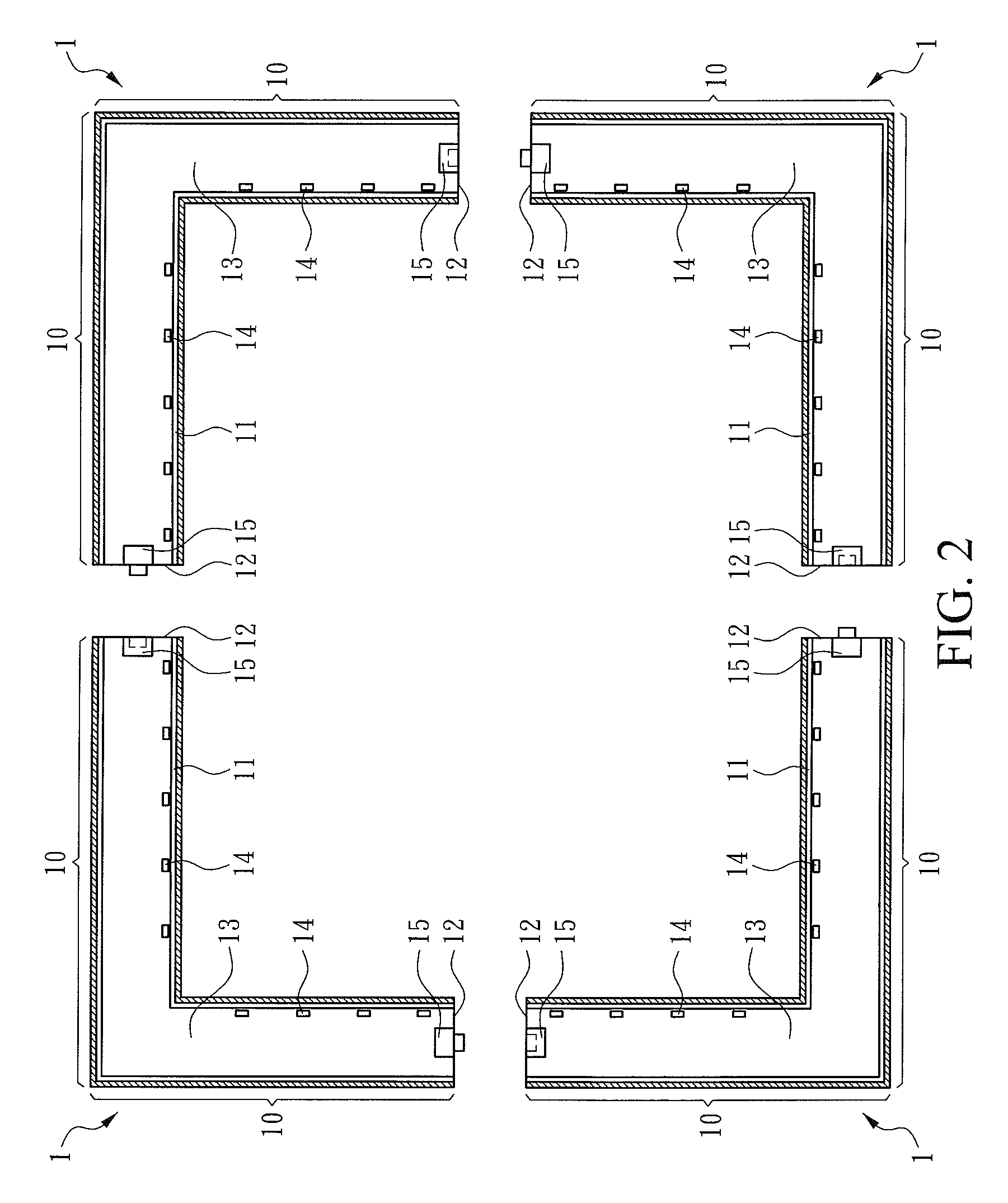 Assembling infrared touch control module