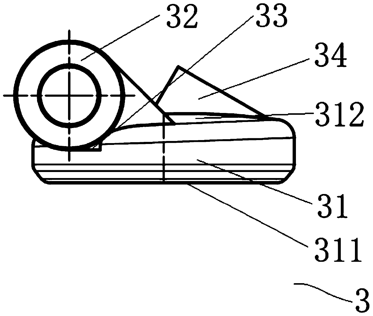 Inclined flap check valve