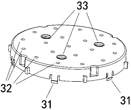 LED zoom structure with backlight hood and diffusion film