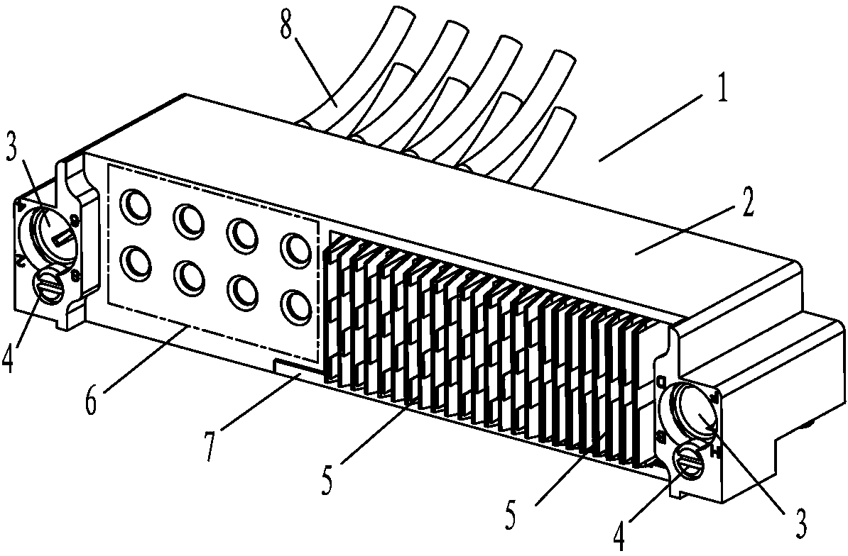 Mixed type connector plug
