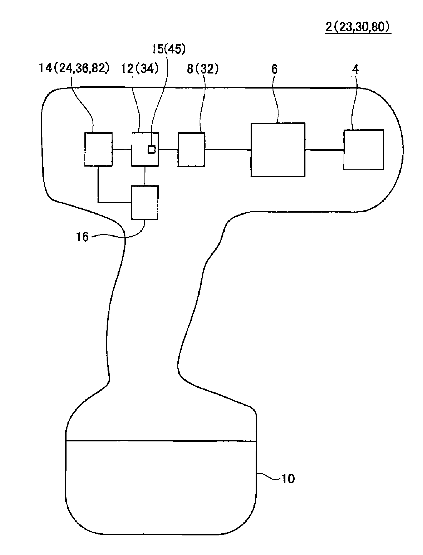 Apparatus for estimating quantity of state relating to motor, and electric tool