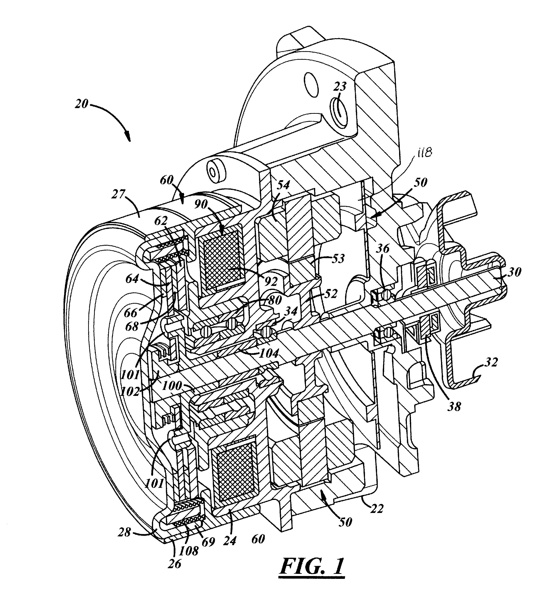 Accessory Drive With Friction Clutch And Electric Motor