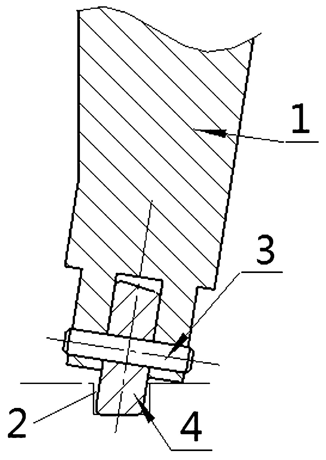 Groove bottom surface rolling tool