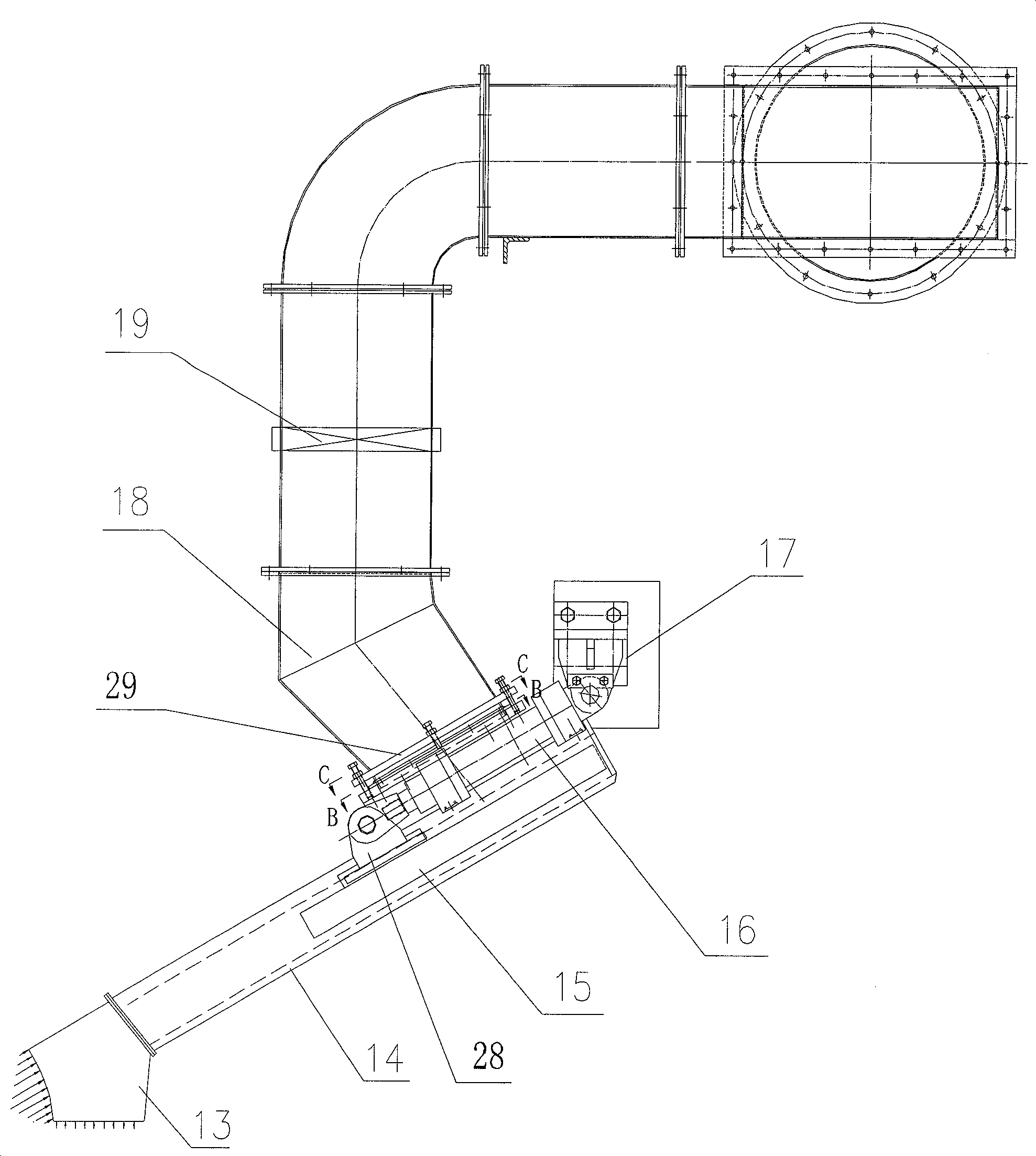 Dry-type planishing mill non-contact type roller cleaning method