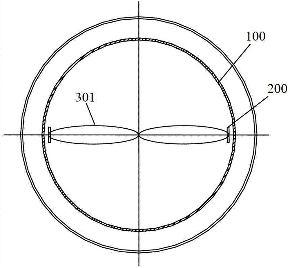 Conveying device of dry type desulfurizing agent