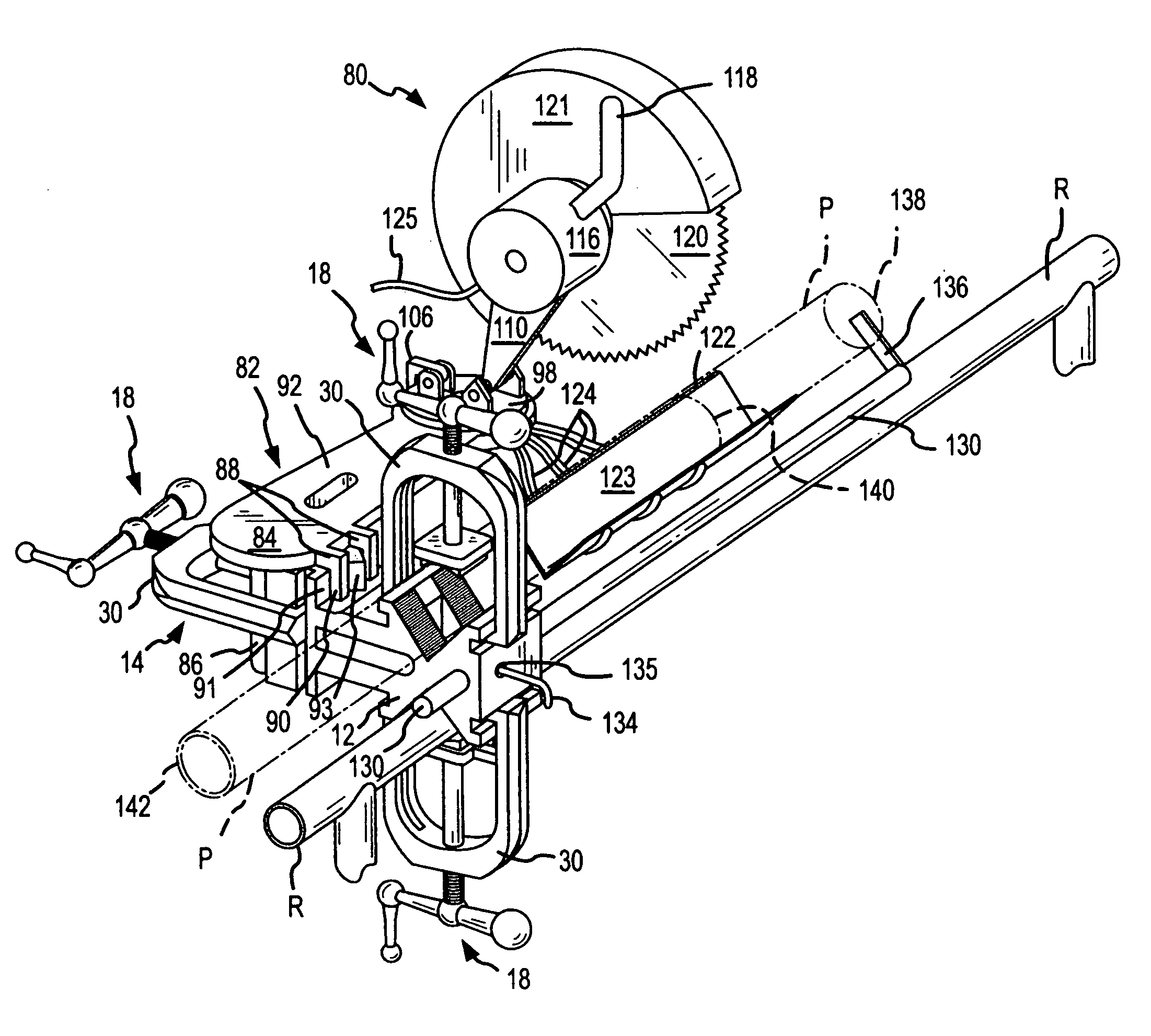 Portable vise and saw combination