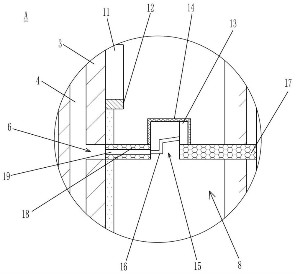 Waterproof wall of toilet and construction process of waterproof wall