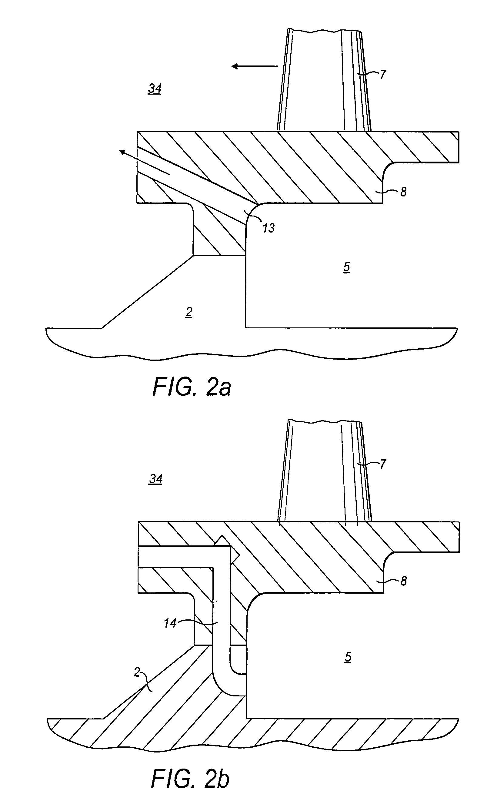 Gas-cooled electrical machine with pressure charging