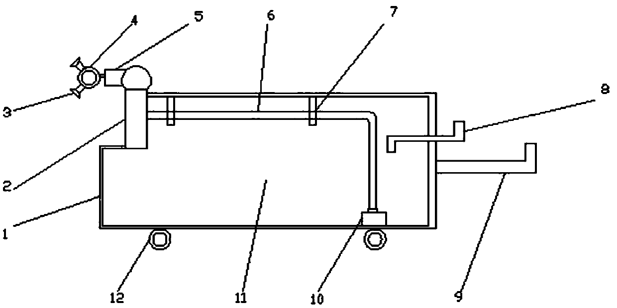 Omnibearing efficient watering device for polygonatum planting