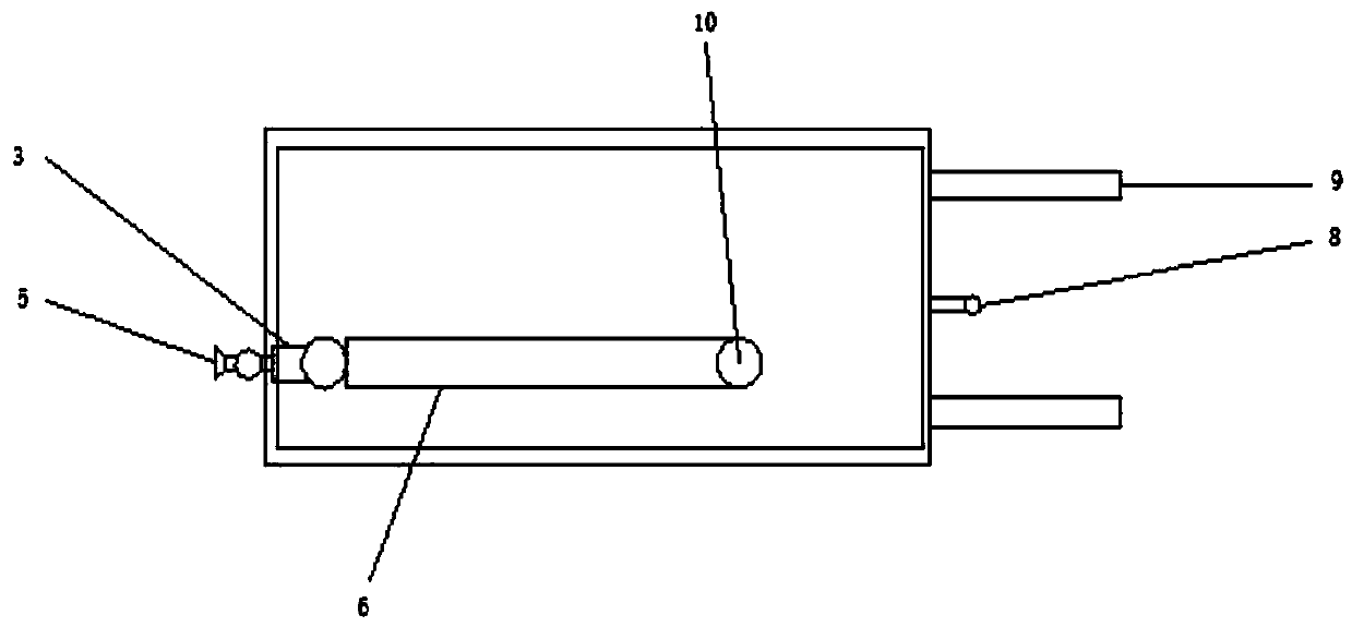 Omnibearing efficient watering device for polygonatum planting