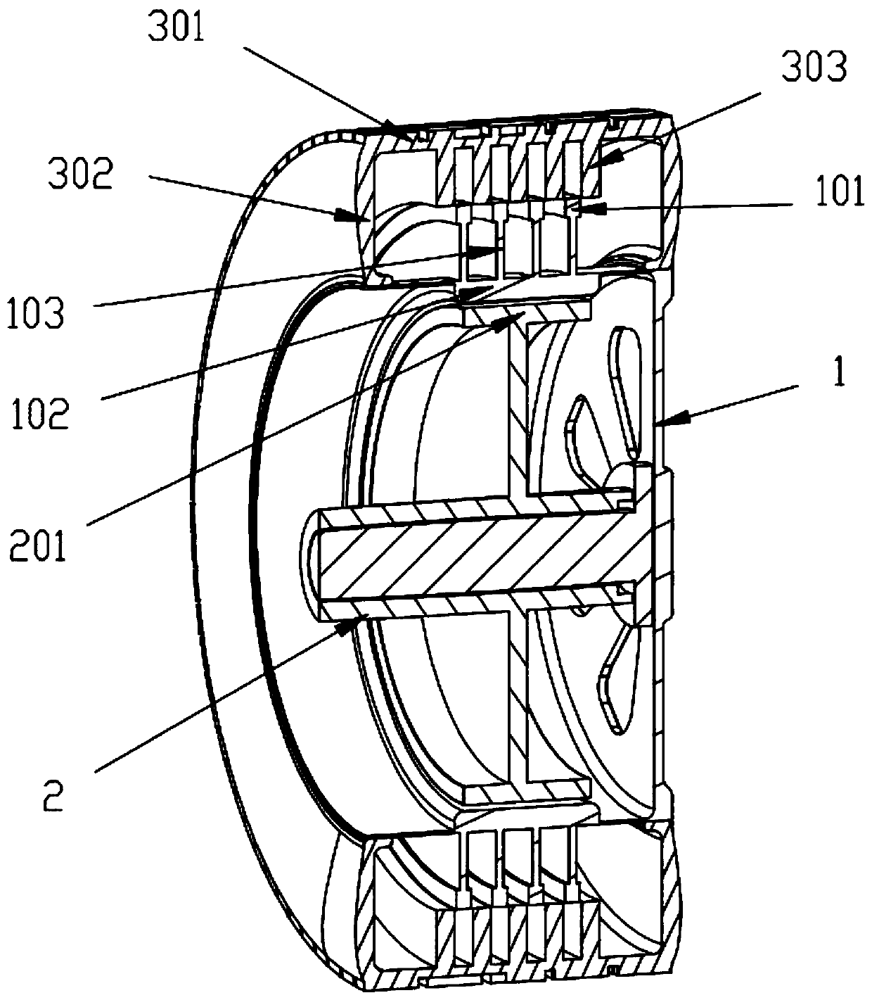 Single-side hub motor based on power generation tire