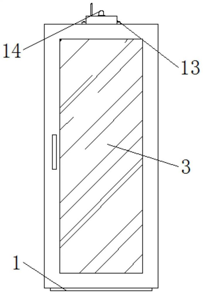 Big data-based information processing device with automatic early warning function