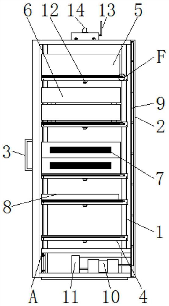 Big data-based information processing device with automatic early warning function