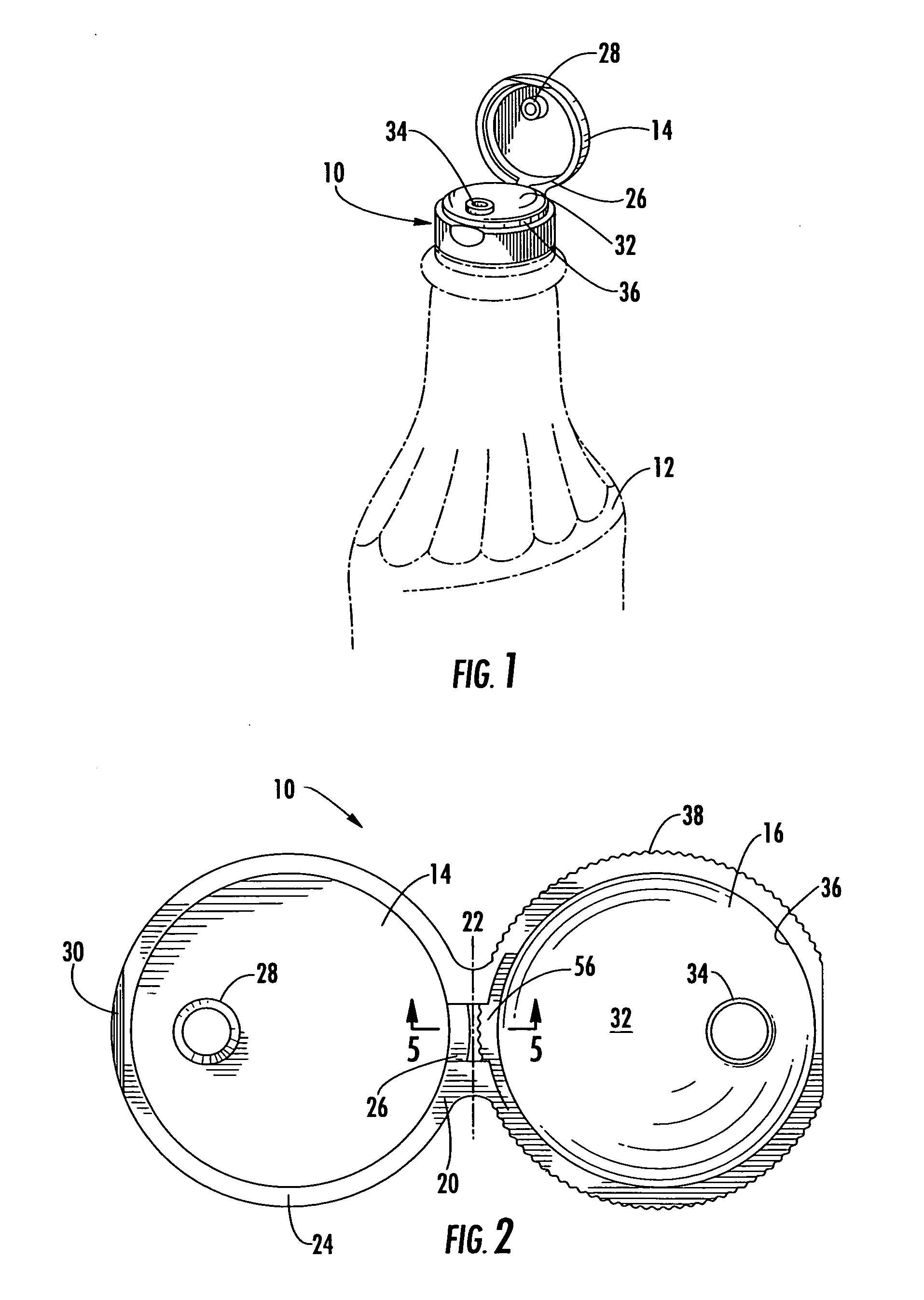 Dispensing closure having complete peripheral seal