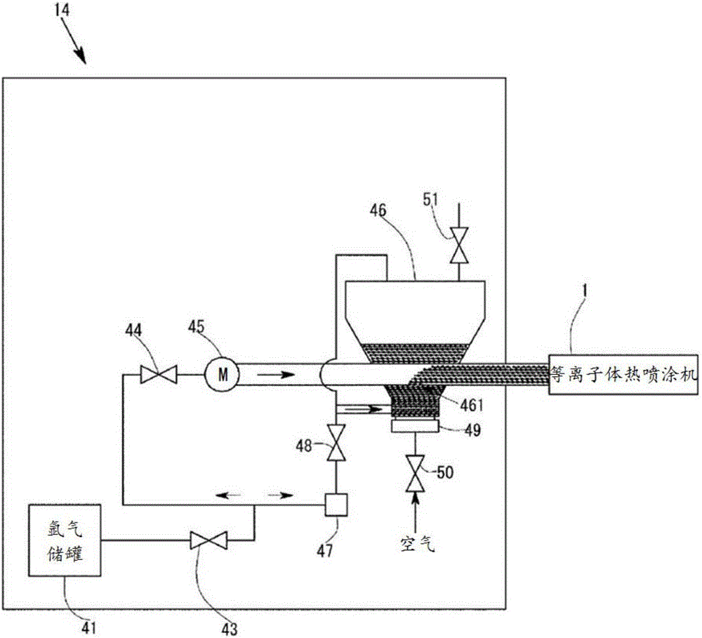 Method for producing internal member of dry etching chamber