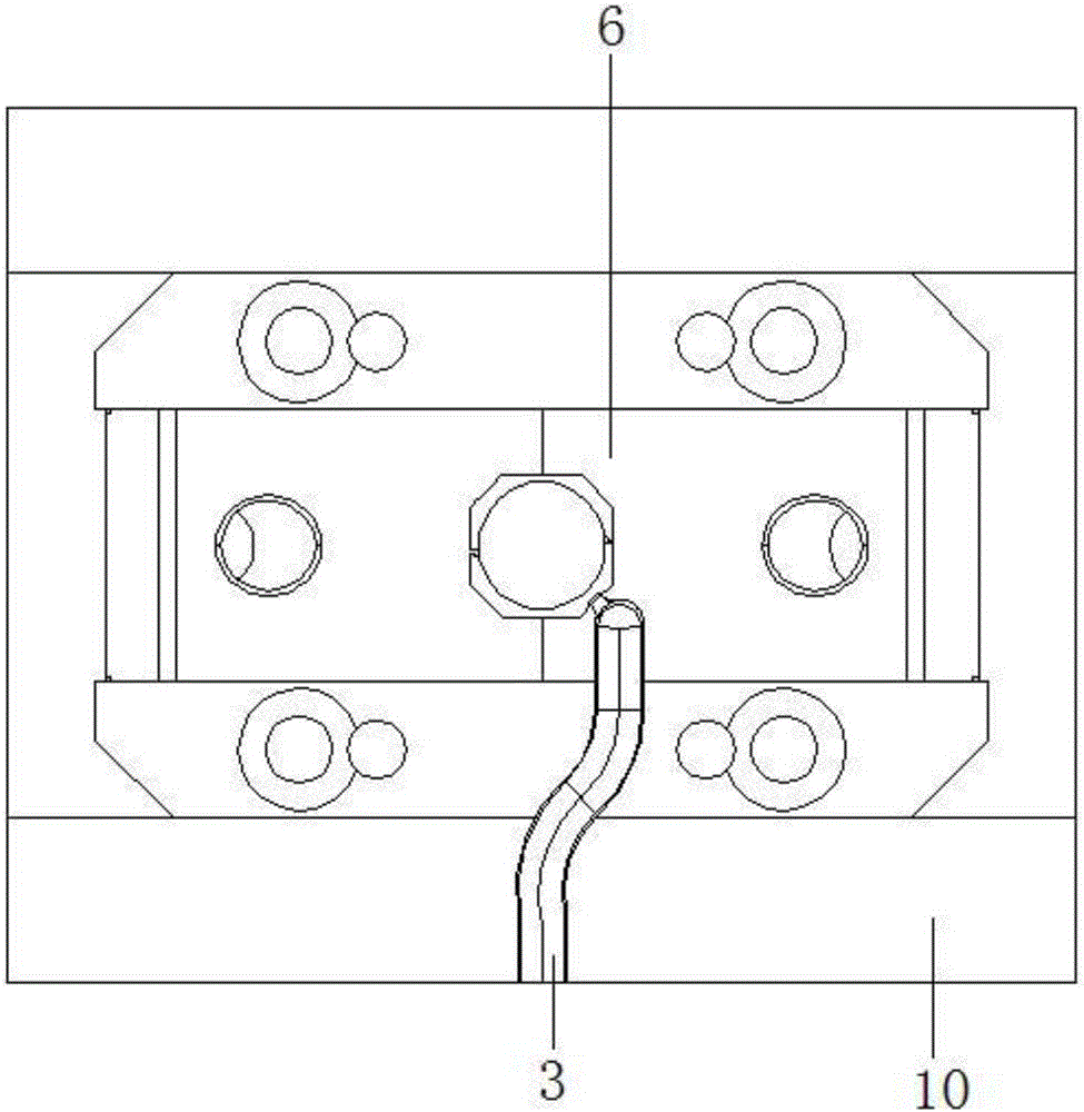 A mold for producing precision plastic parts