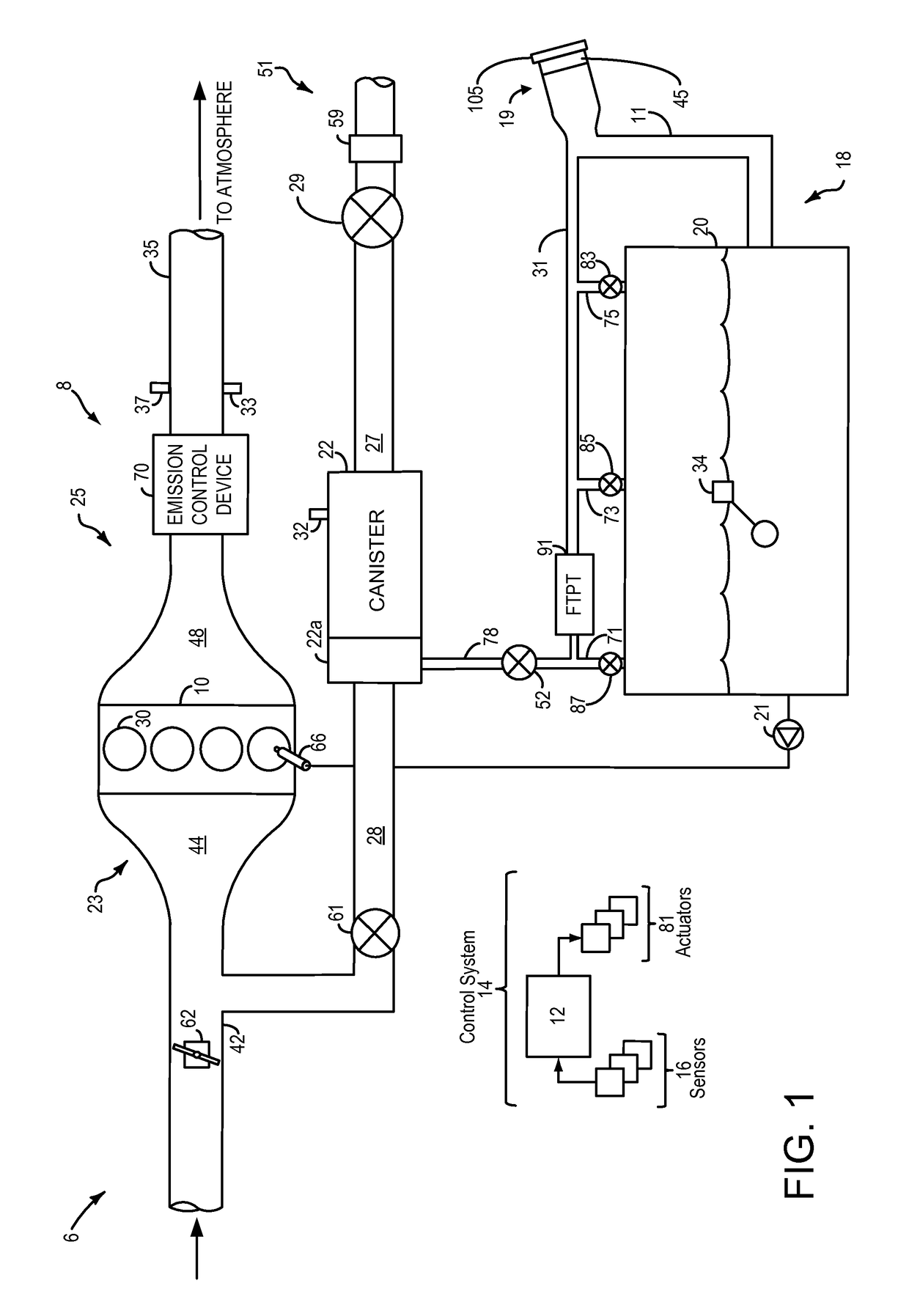 Latchable valve and method for operation of the latchable valve