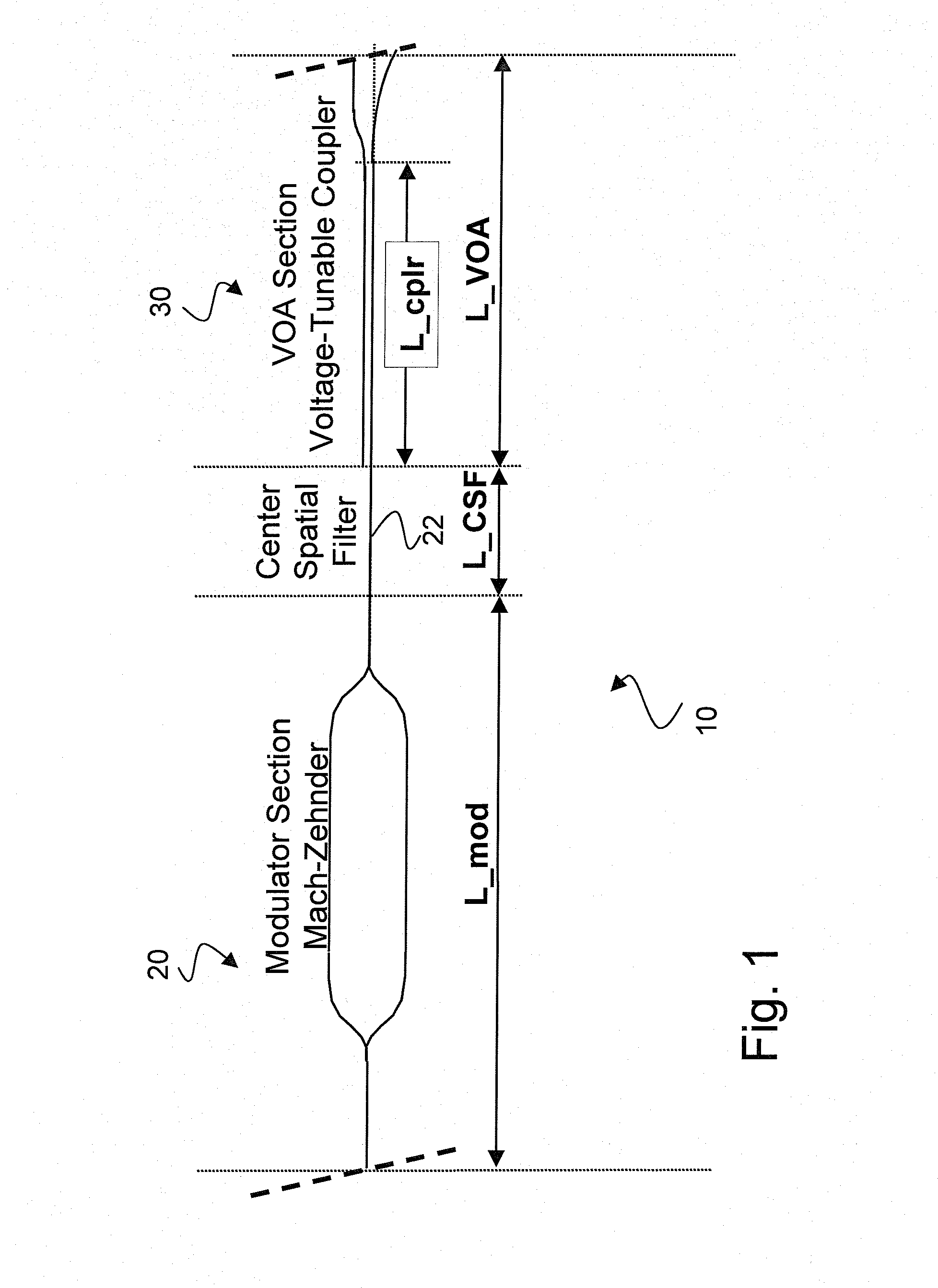 Asymmetric directional coupler having a reduced drive voltage