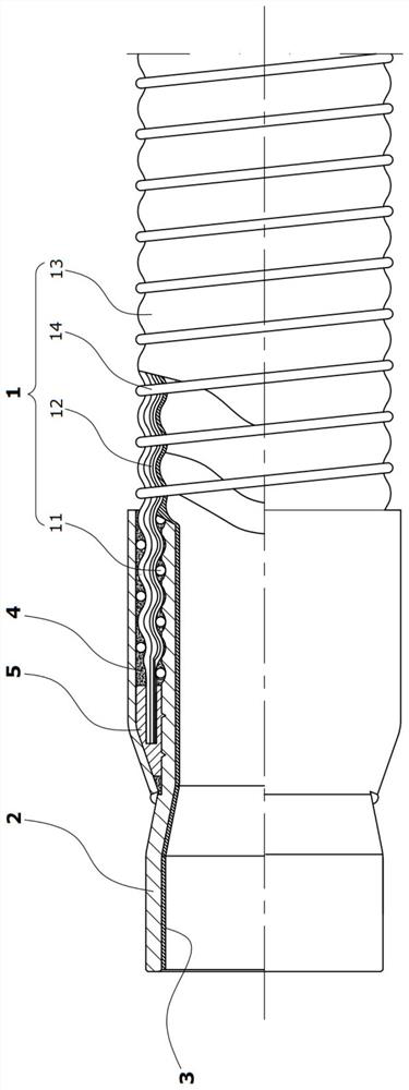 Composite wear-resistant hose