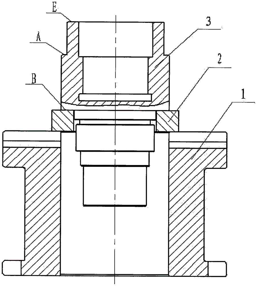 In-shaft spline and outer circle coaxiality machining and positioning device and process method