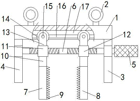 Electric clamping mechanism for auto spare parts
