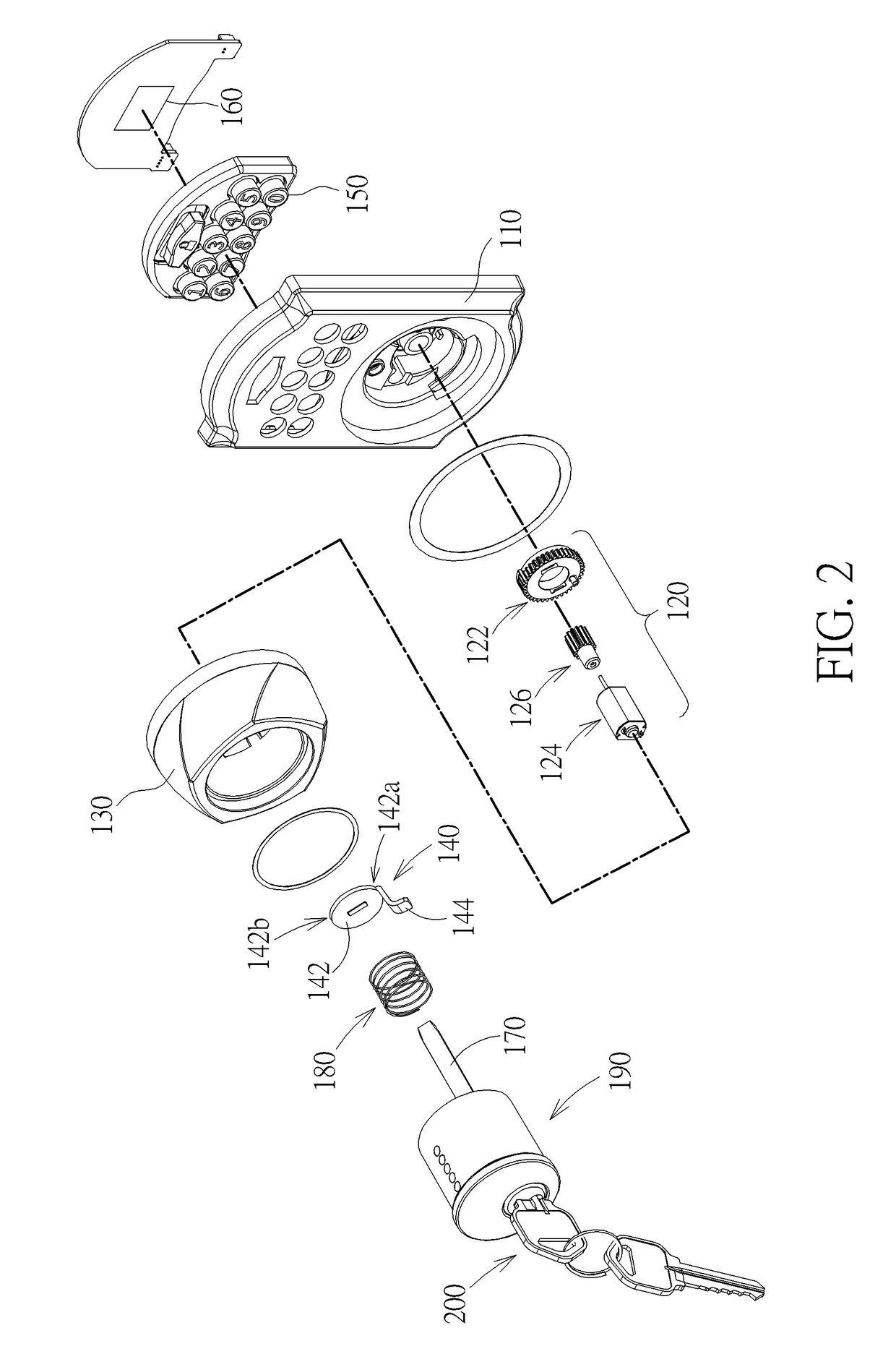 Electric lock and clutch mechanism thereof