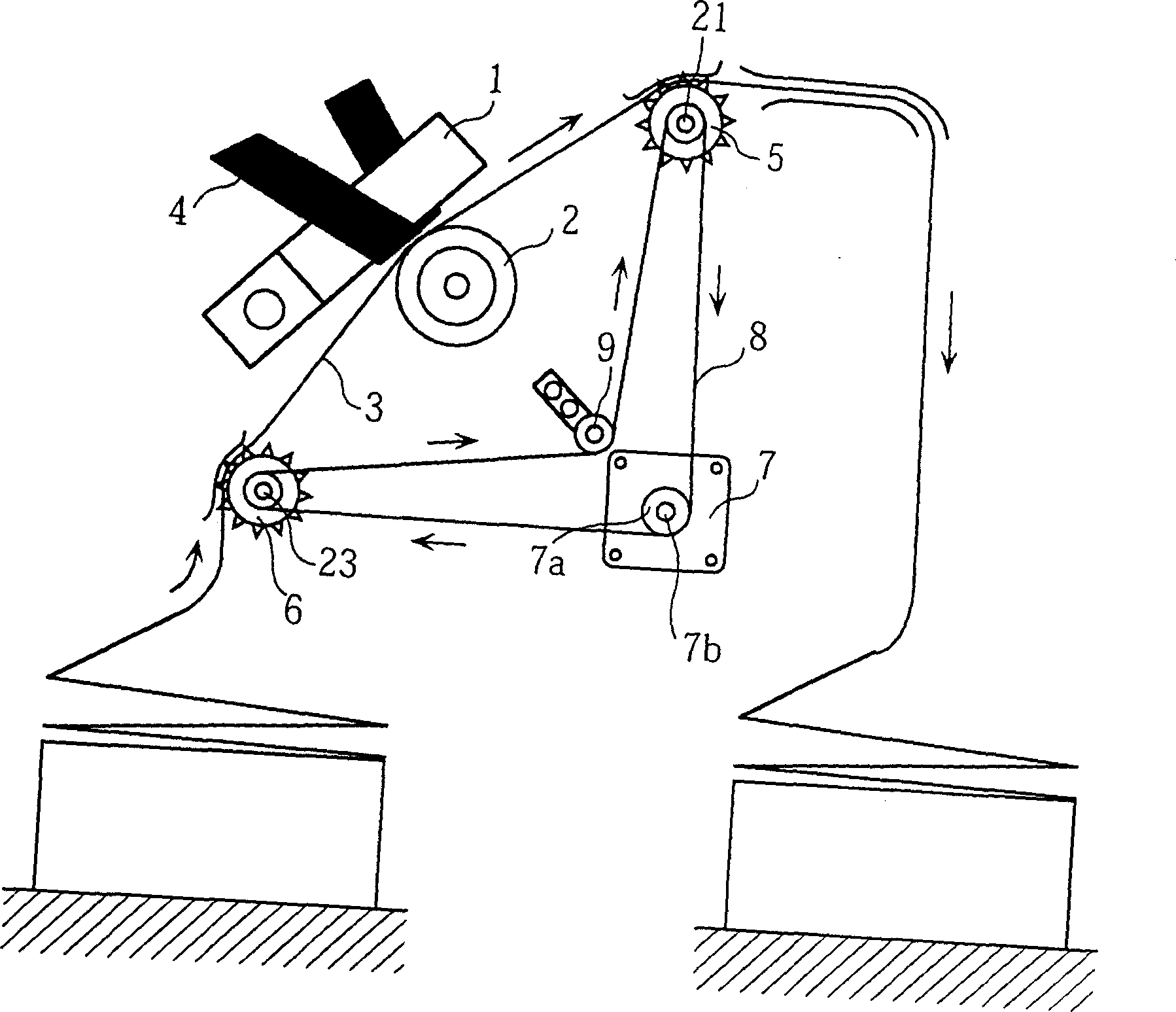 Driving method for driven object, and driving device and printer of using same