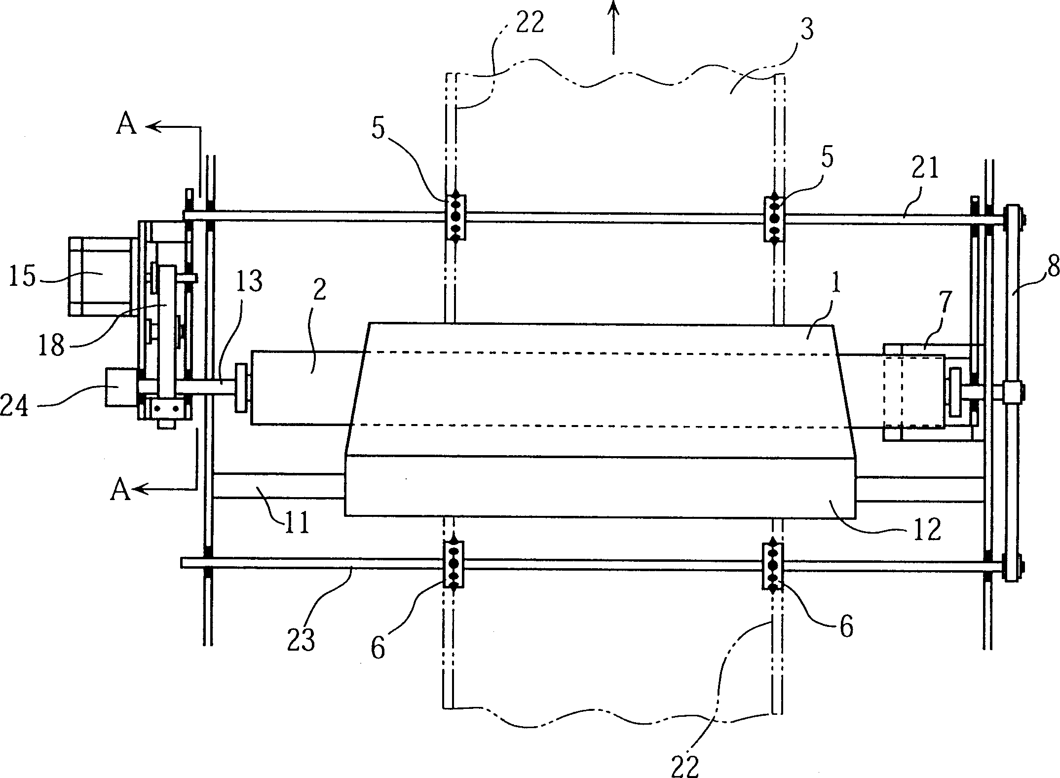 Driving method for driven object, and driving device and printer of using same