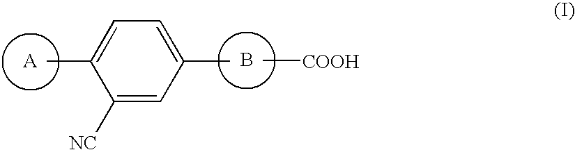 Triarylcarboxylic Acid Derivative