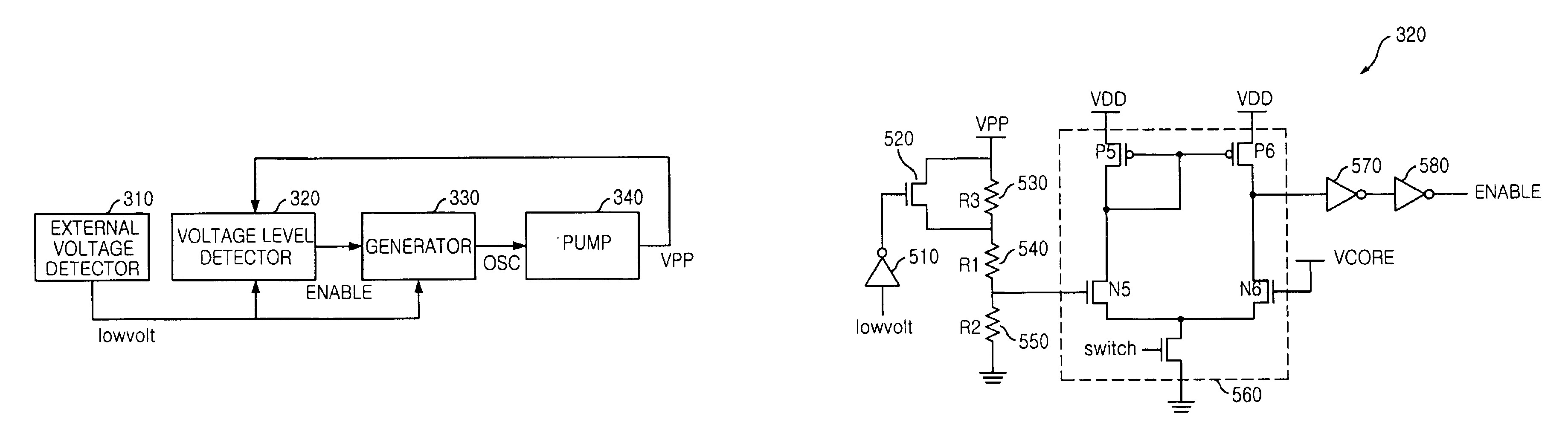 High voltage controller for semiconductor device