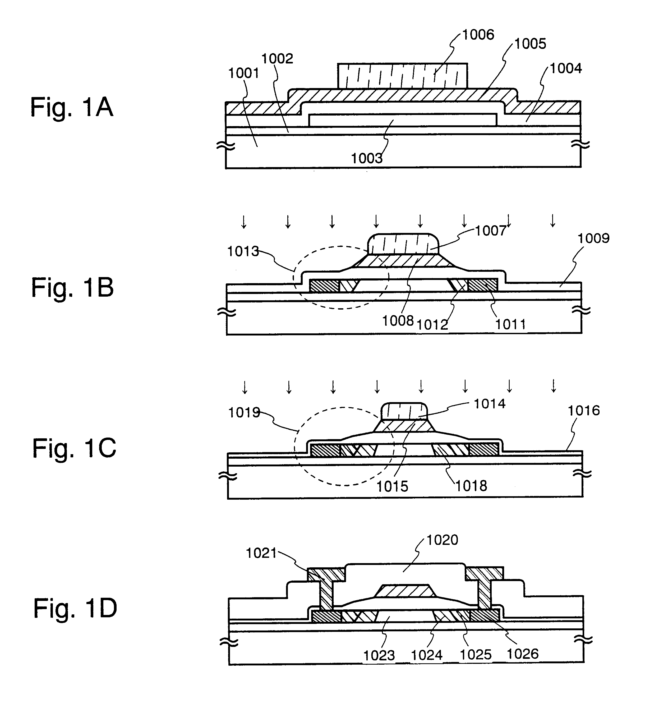 Semiconductor device with tapered gate and insulating film