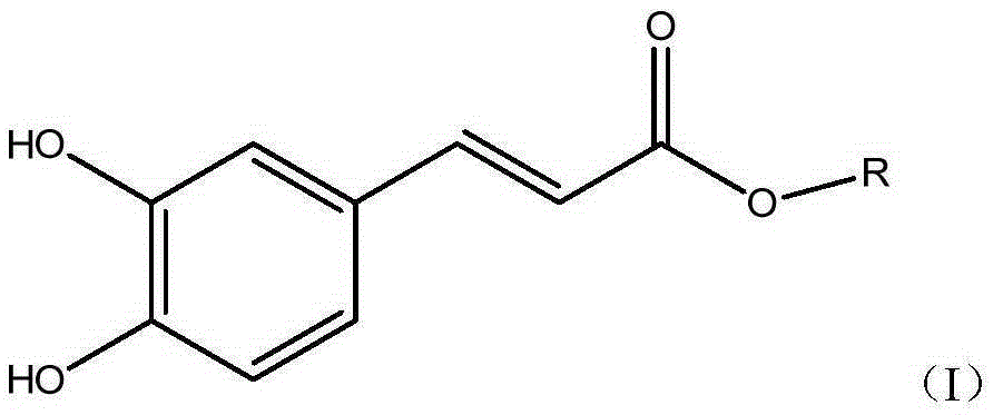 Application of caffeic acid and its alkyl esters in the control of bacterial wilt