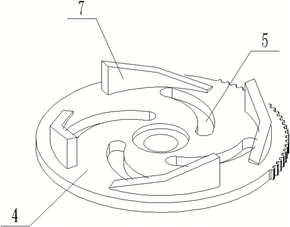Vacuum arc extinguishing chamber transferring and conveying disk