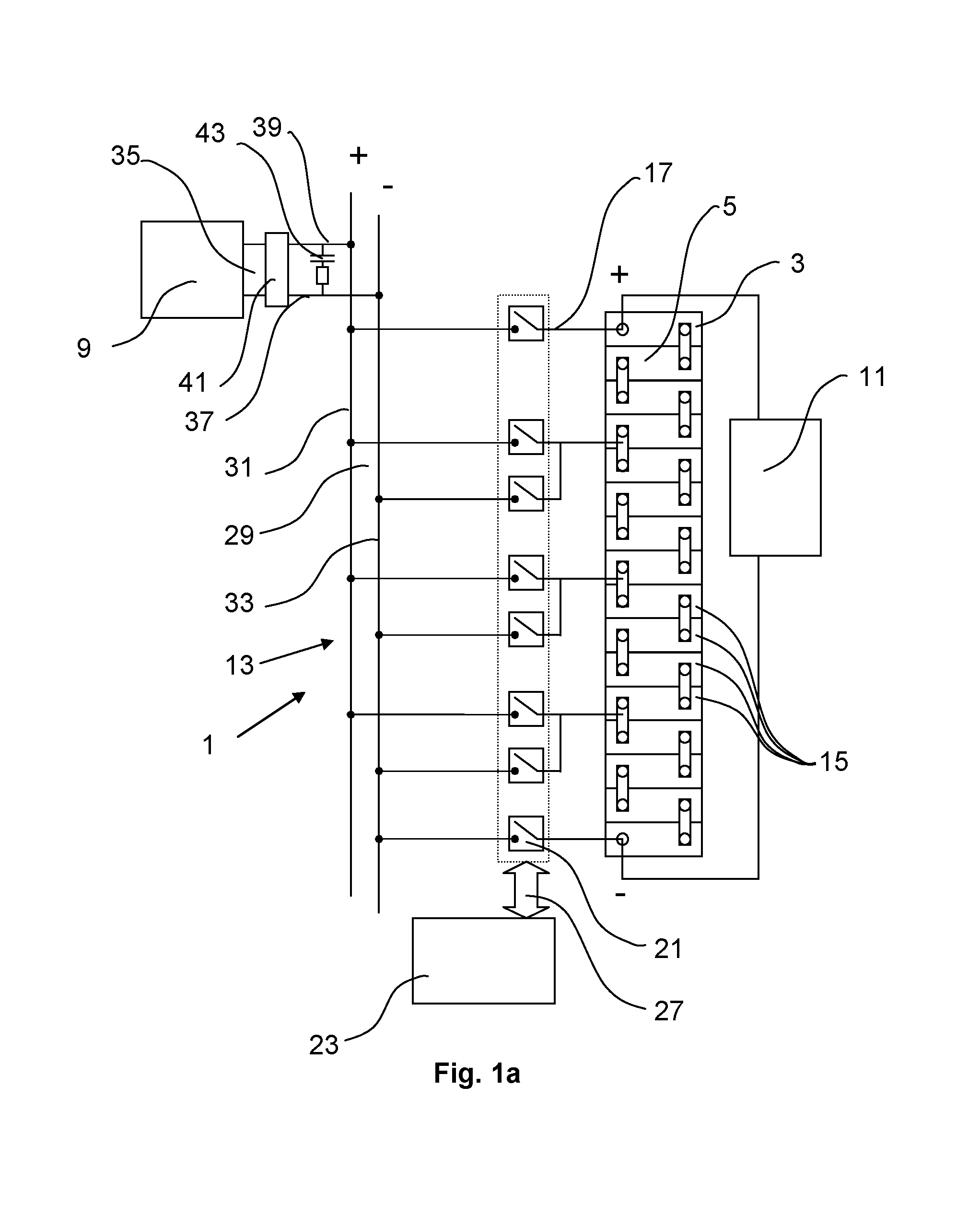 Current diverting device, a method and a computer program product