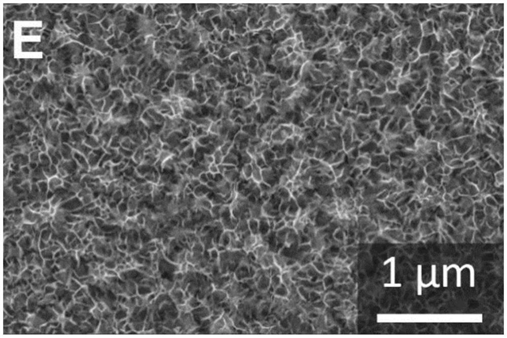 Preparation method and application of hole transport layer nickel oxide film in perovskite battery