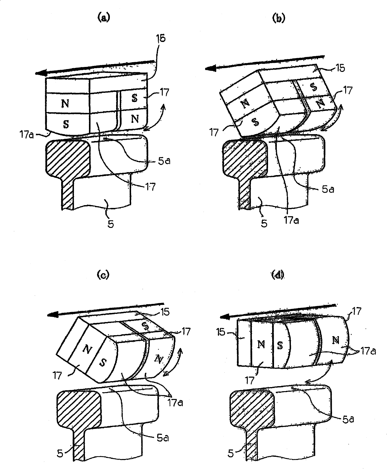 Eddy current rail brake