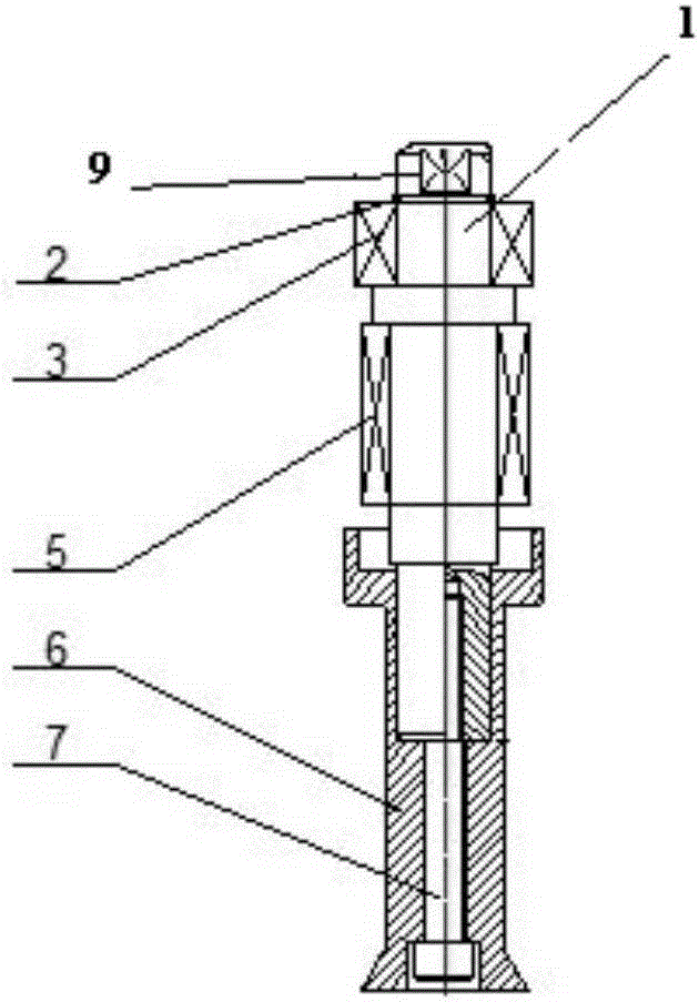 Four-door roller shaft structure