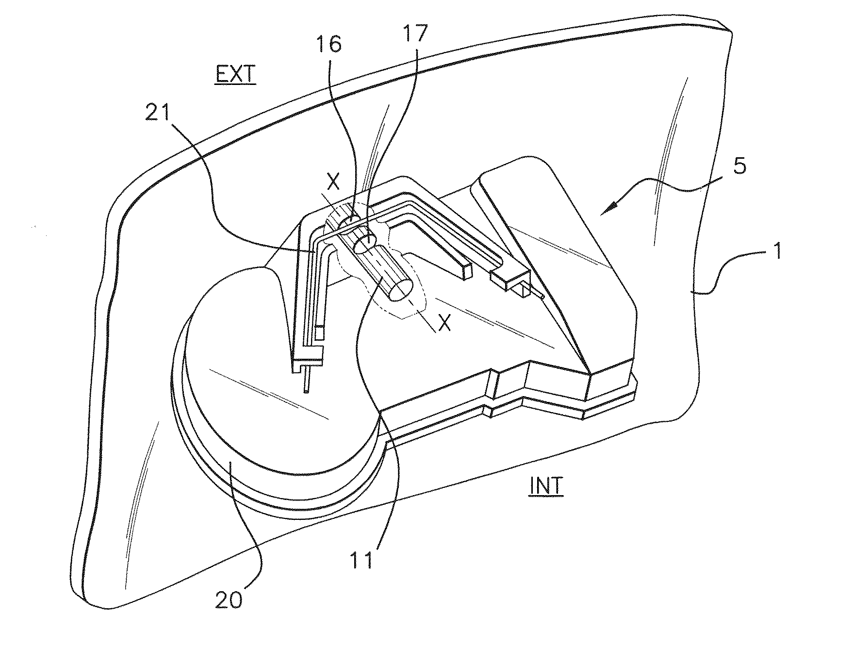 Measurement module and assembly method for such a module on a wheel rim