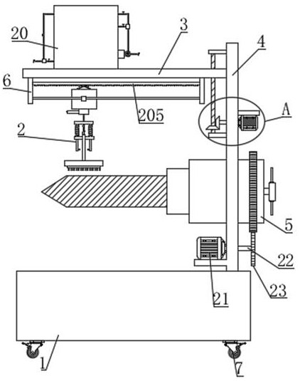A kind of automatic cleaning mechanism for drilling bit and using method